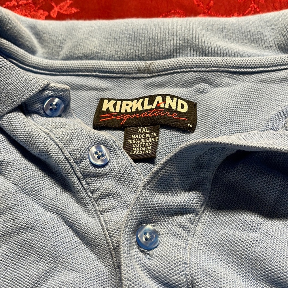 Mens polo shirt “Kirkland “ size XXL